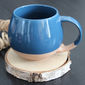 Mug bleu pétrole en grès 45cl
