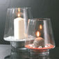 Photophore en verre 22cm