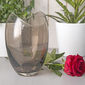 Vase en verre fumé 18cm