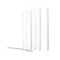 Boîte de 6 pailles transparentes + 1 goupillon inox