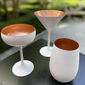 Coupe à champagne blanc bronze 23cl