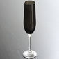 Flûte à champagne en verre noir 19cl