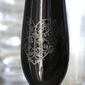 Flûte à champagne en verre noir 21cl