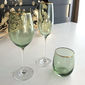 Flûte à champagne en verre vert 22cl