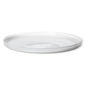 Coupe décorative plate en verre blanc 40cm