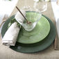 Assiette dessert en verre vert 21cm