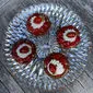 Plat plat en verre 33,5cm