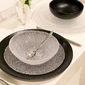 Assiette plate en verre 28cm