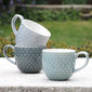Mugs en porcelaine 3 couleurs 30cl - Coffret de 6