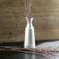 Vase en métal martelé couleur argent 40cm