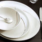 Assiette plate ovale en porcelaine 29cm