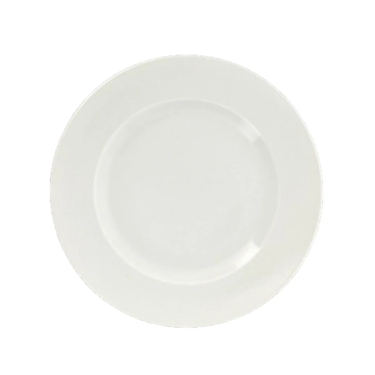 Assiette plate blanche en porcelaine 27cm - SOLARA - Bruno Evrard