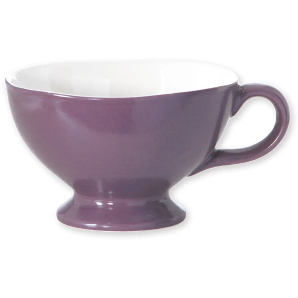 JUMBO PATINE Tasse Bol à anse Déjeuner en Faïence 70 cl TABLE PASSION Gris