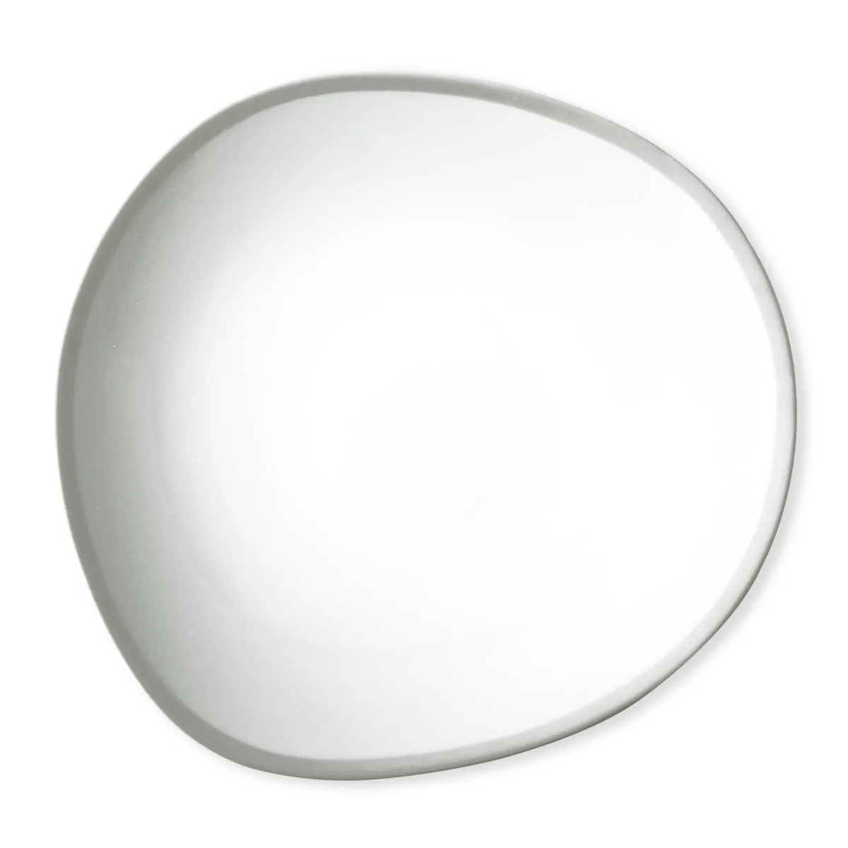 plat assiette métal argenté Alexandra Lausanne diamètre 24,5