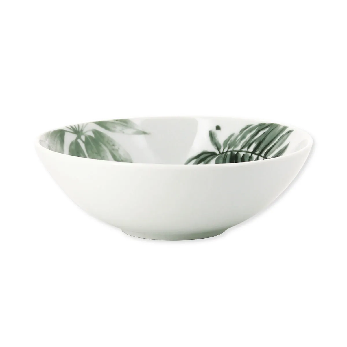 bruno evrard Assiette creuse en porcelaine décor exotique - BELEM