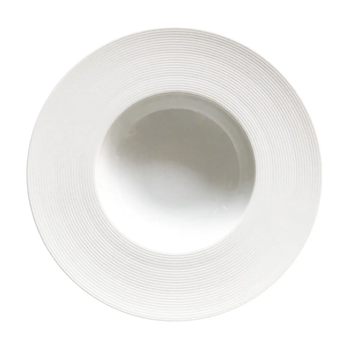 Assiette Creuse et Asymétrique Design en Porcelaine - Bruno Evrard