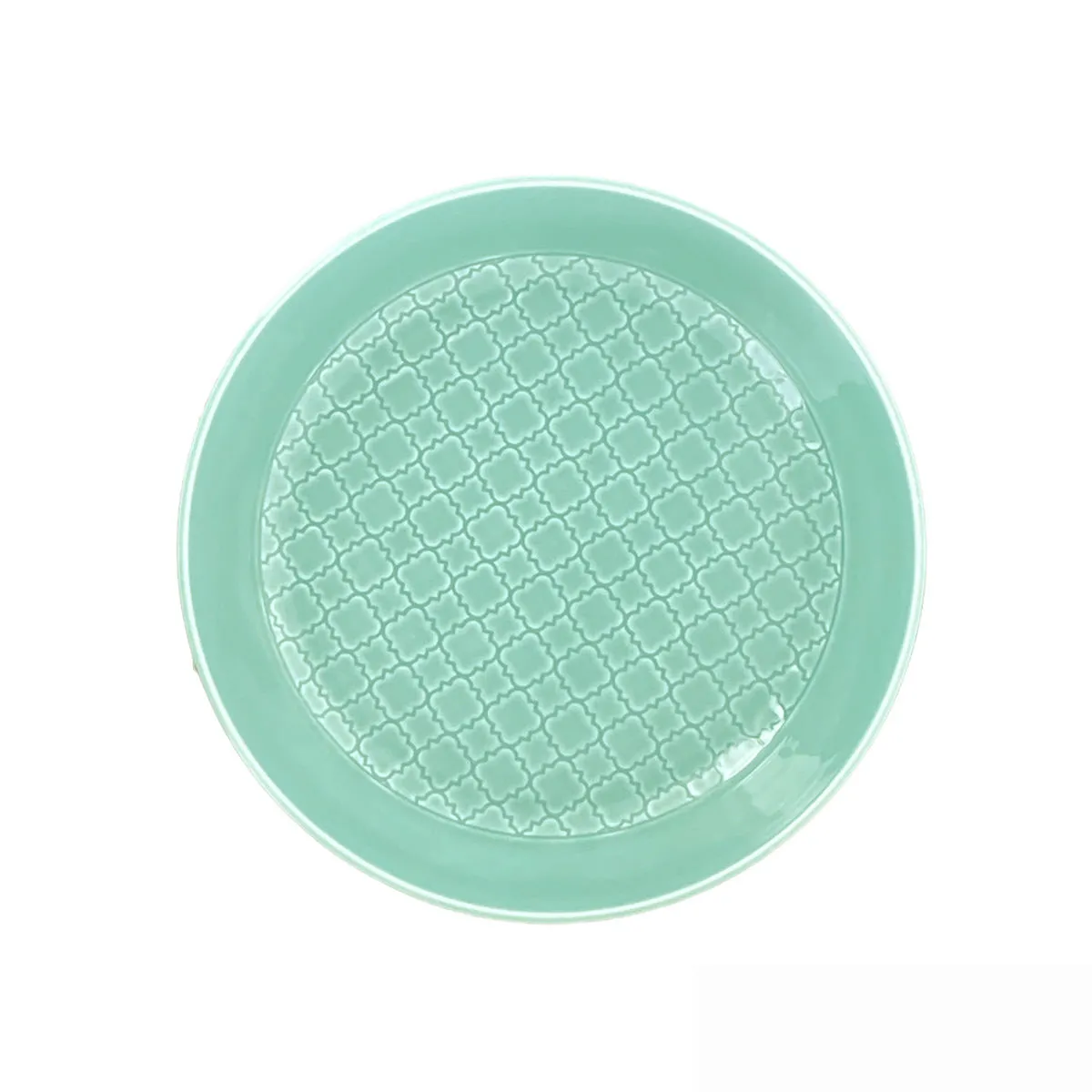 Assiette Creuse En Porcelaine Italienne - Diamètre 22 Cm - Couleur Vert - Pour Soupes, Potages - Lave-Vaisselle Et Micro-Ondes - 2