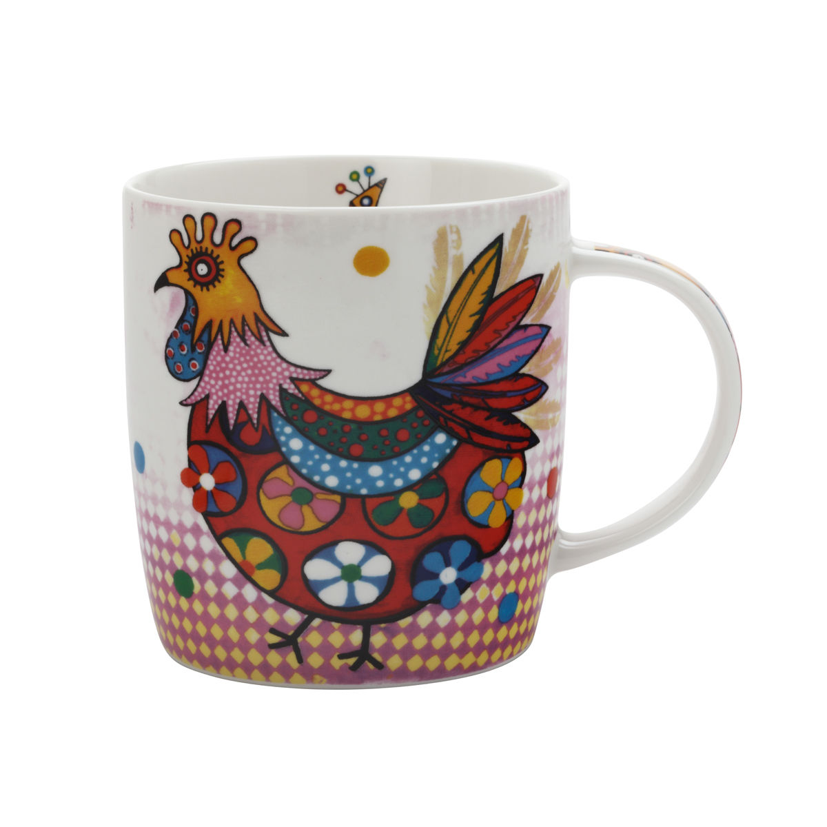  Mug  en porcelaine  37cl POULE SMILE STYLE Bruno Evrard