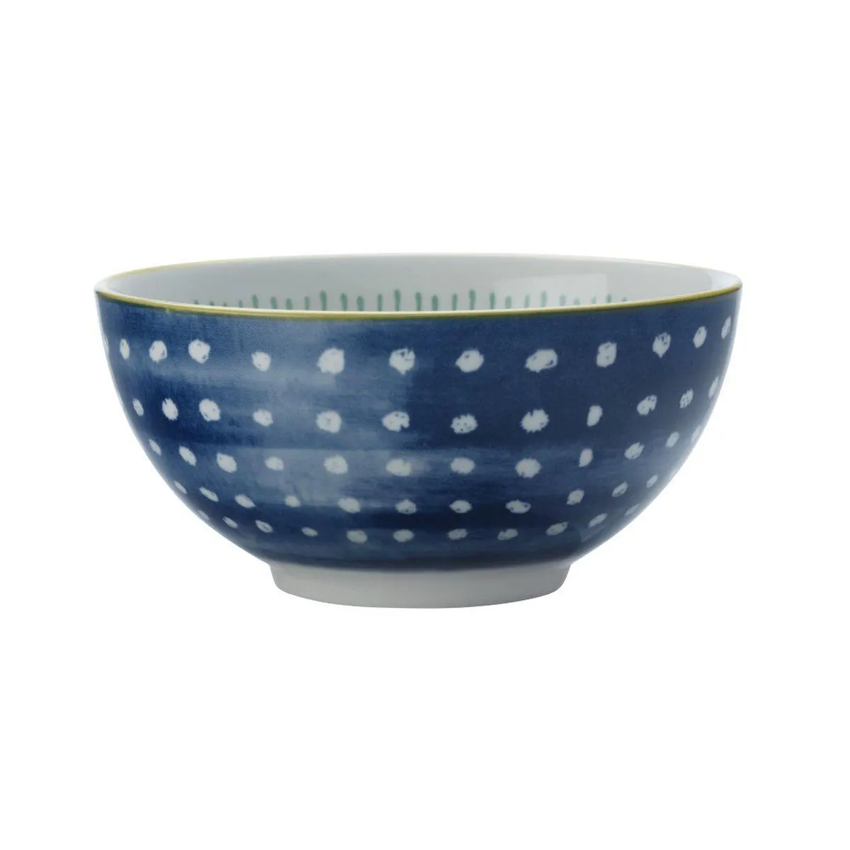bruno evrard Coupelle en porcelaine 15cm décor poissons - LAGUNA