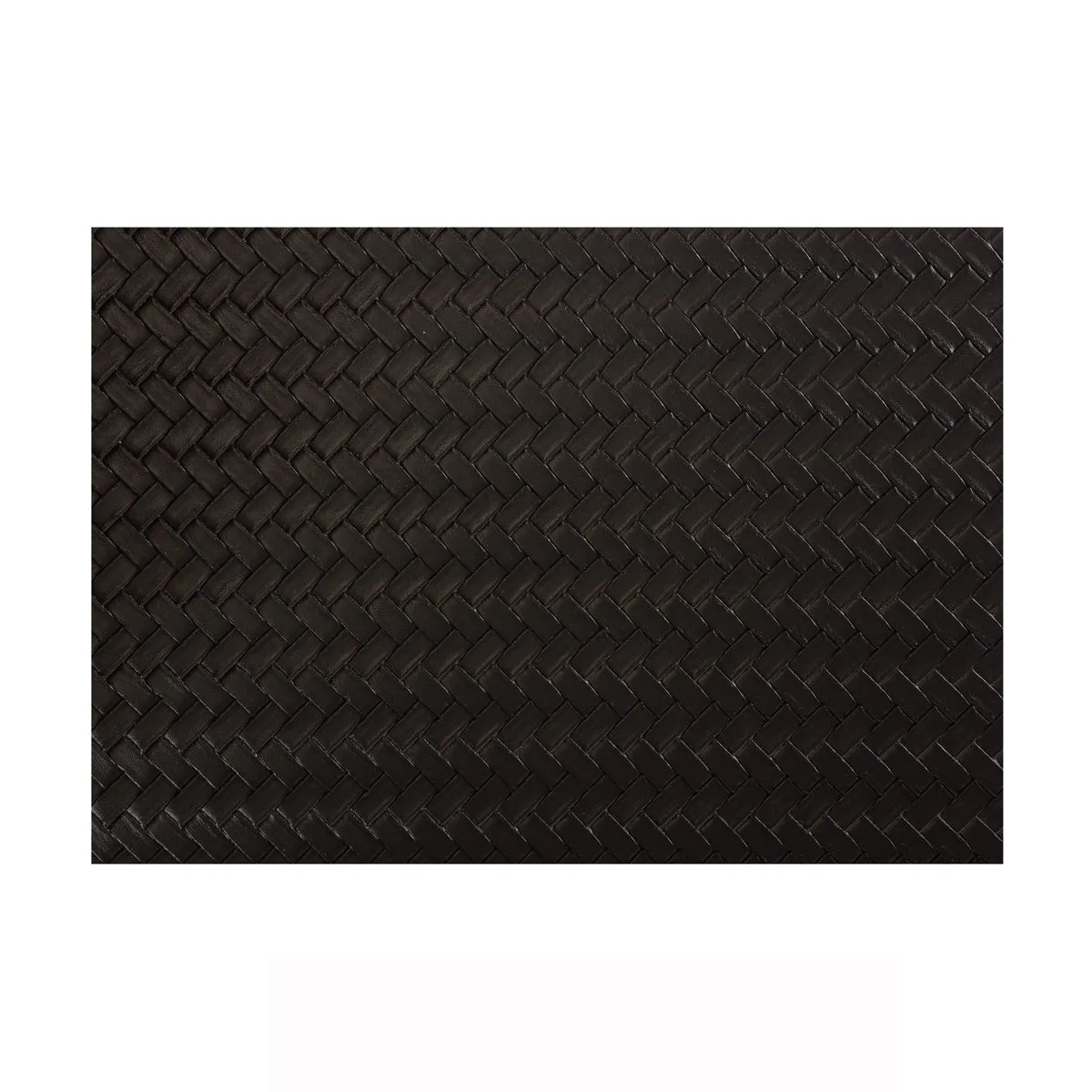 bruno evrard Set de table REVERSO de 45x30cm - décor tresse noir