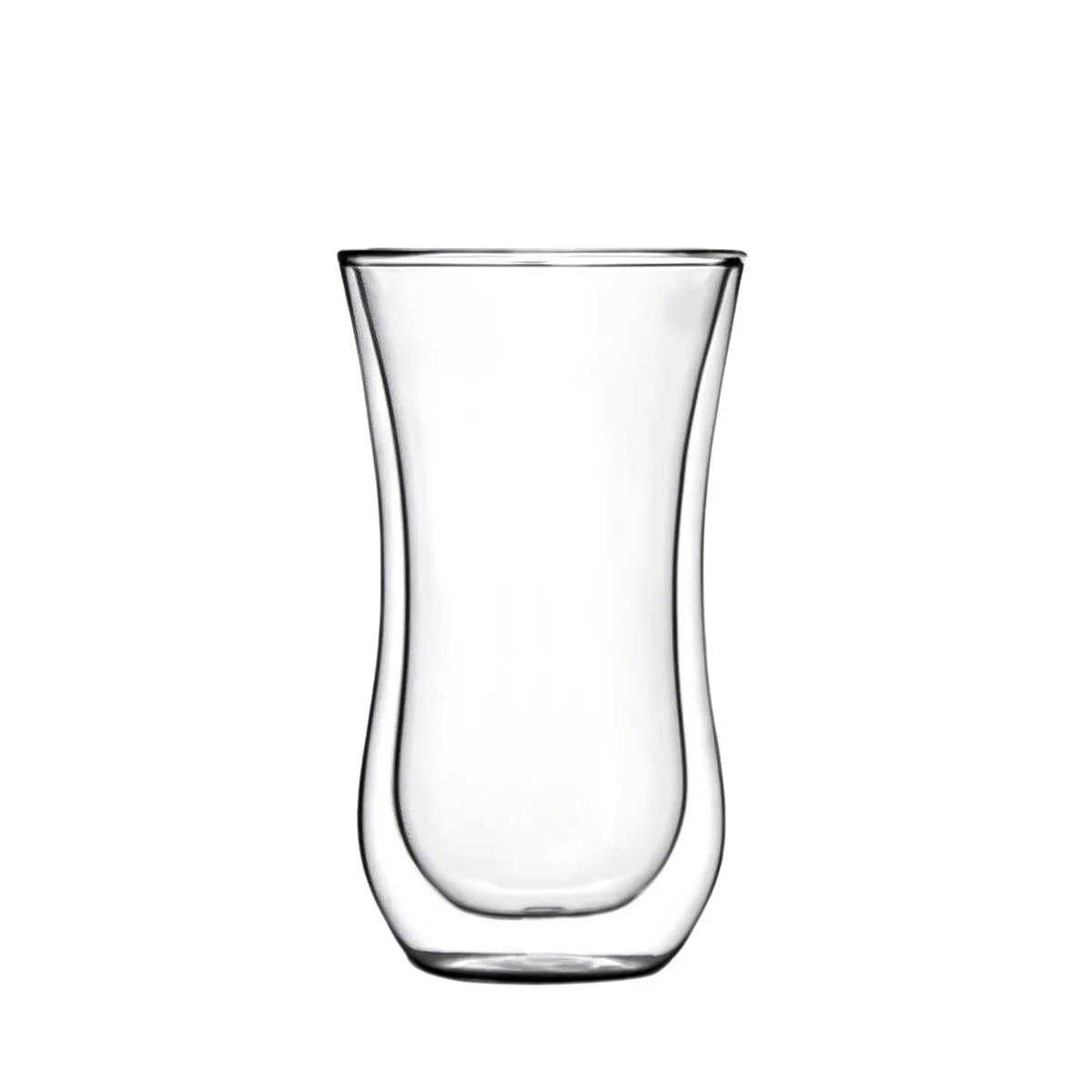 Tasse Design à Double Paroi en Verre Transparent - 30cl - Bruno Evrard