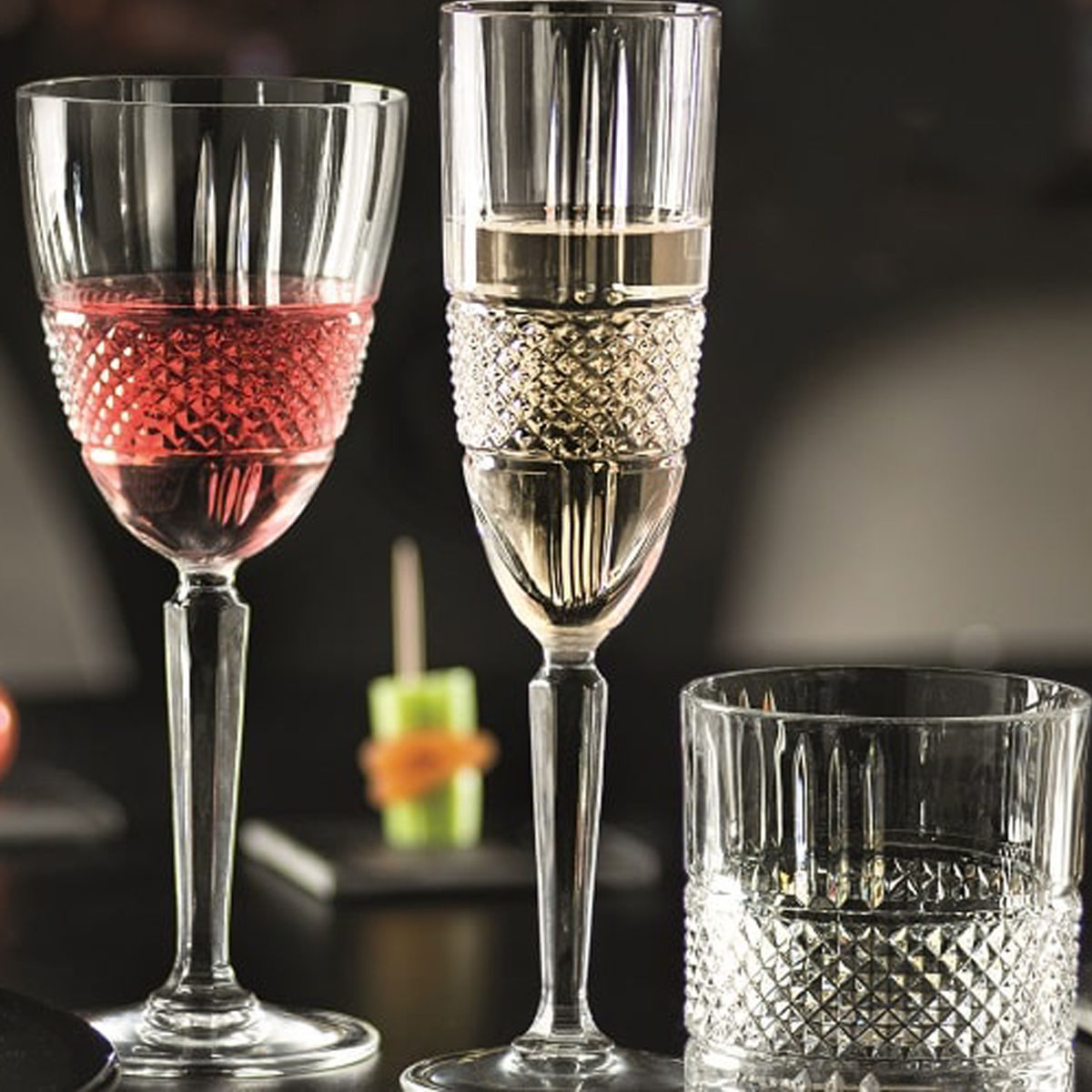 Flûte à champagne en luxion 19CL BRILLANTE Bruno Evrard