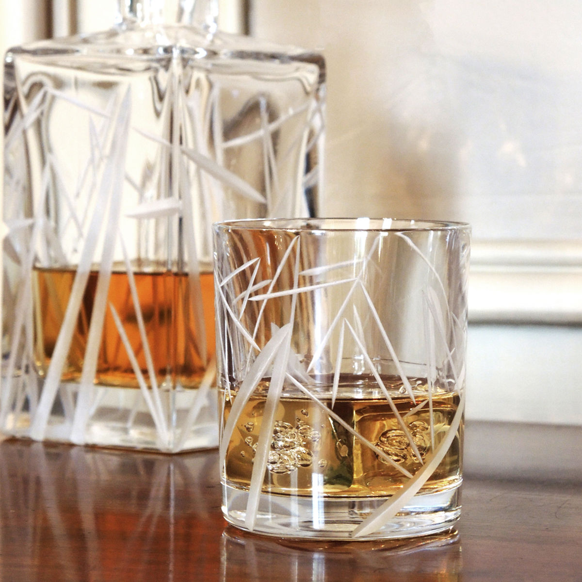 Verre à whisky en cristal taillé - Verrerie cristal - Bruno Evrard