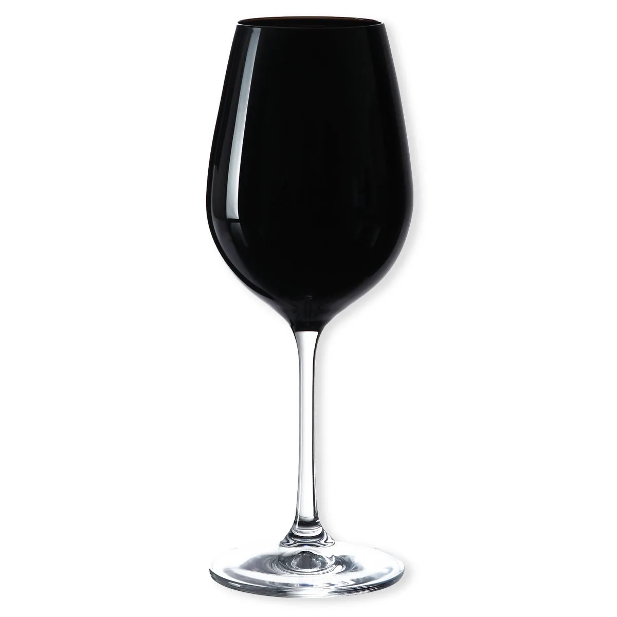 bruno evrard Verre à Vin Noir - Verrerie Chic et Tendance - 35CL