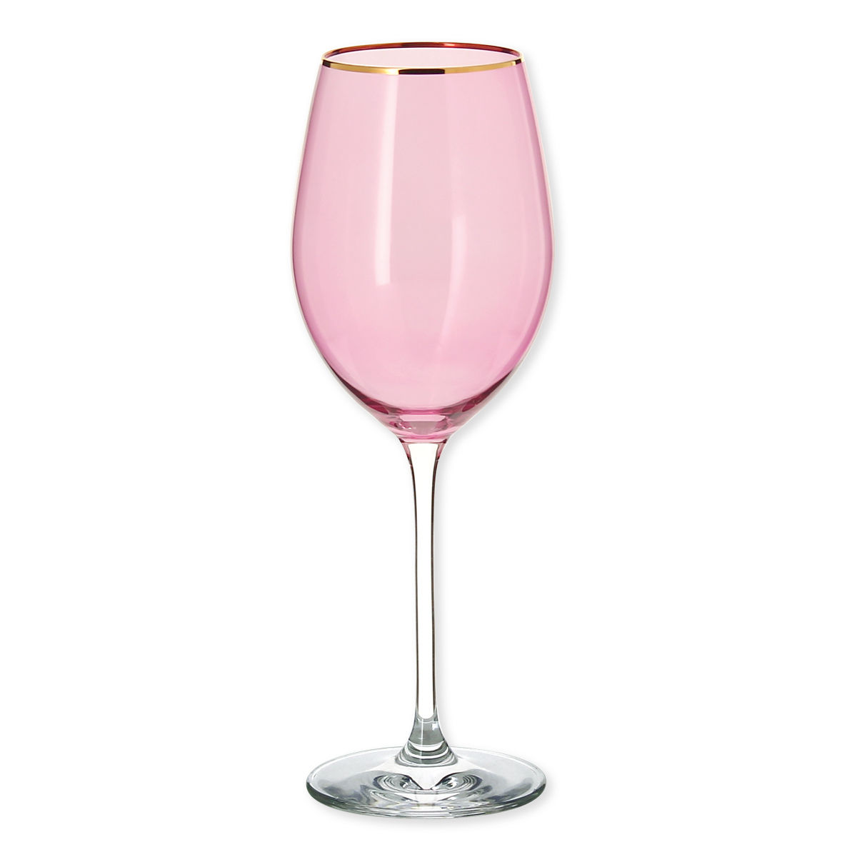 Verre à vin couleur rose 38cl - Collection IRIS - Bruno Evrard