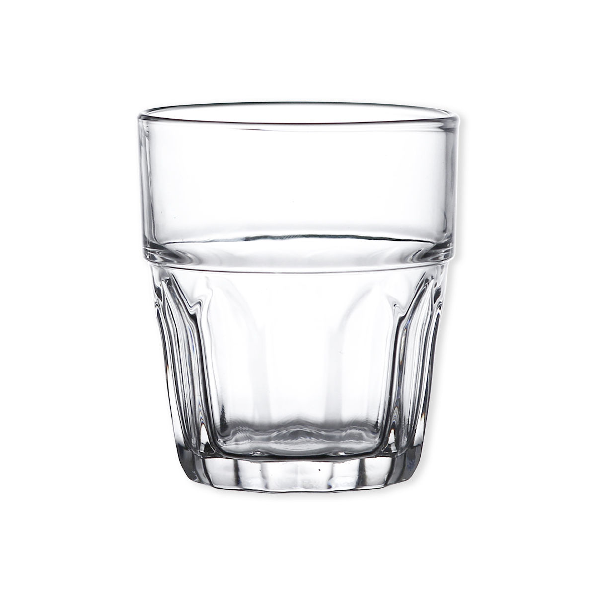 Gobelets empilables en verre Verres de cantine 26cl Bruno Evrard