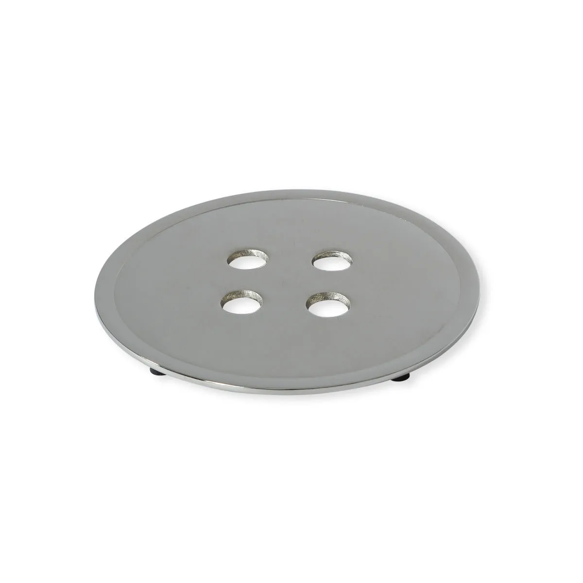 bruno evrard Dessous de plat en acier en forme de bouton