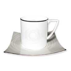 Paire-tasse thé 22cl en porcelaine bone-china Paire-tasse thé 22cl en porcelaine bone-china
