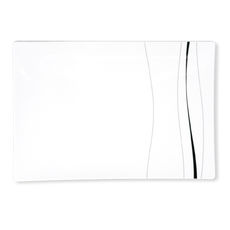 Plat rectangulaire en porcelaine 39x27cm Plat rectangulaire en porcelaine 39x27cm