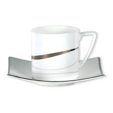 Paire-tasse thé 22cl en porcelaine bone-china Paire-tasse thé 22cl en porcelaine bone-china