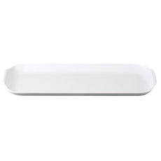 Plat à cake en porcelaine 37,5x15,5cm Plat à cake en porcelaine 37,5x15,5cm
