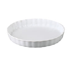 Moule à tarte en porcelaine 30cm/Ht.4,5cm Moule à tarte en porcelaine 30cm/Ht.4,5cm