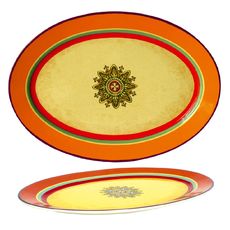 Plat ovale en céramique 41x29cm Plat ovale en céramique 41x29cm