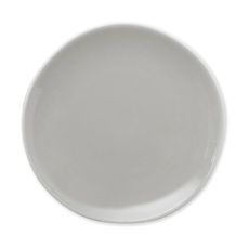 Assiette dessert grise en faïence 20cm Assiette dessert grise en faïence 20cm