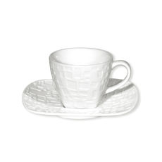 Paire-tasse à café en porcelaine 10cl Paire-tasse à café en porcelaine 10cl