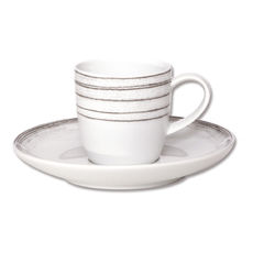 Paire-tasse à café en porcelaine 15cl Paire-tasse à café en porcelaine 15cl