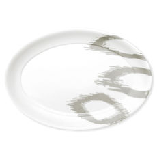 Plat ovale en porcelaine 39x27cm Plat ovale en porcelaine 39x27cm