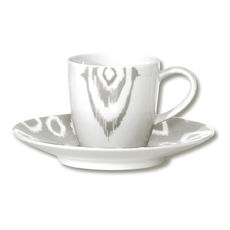 Paire-tasse à café en porcelaine 15cl Paire-tasse à café en porcelaine 15cl