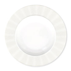 Assiette creuse en porcelaine 24cm Assiette creuse en porcelaine 24cm