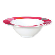 Saladier motifs fleurs en porcelaine 23cm Saladier motifs fleurs en porcelaine 23cm