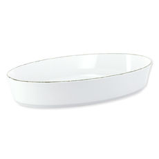 Plat à four ovale en porcelaine 34x20cm Plat à four ovale en porcelaine 34x20cm