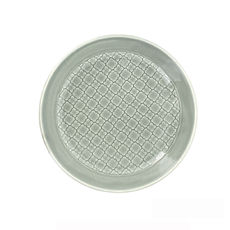 Assiette creuse grise en porcelaine 20cm Assiette creuse grise en porcelaine 20cm