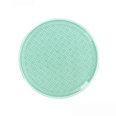 Assiette à dessert vert amande en porcelaine 20cm Assiette à dessert vert amande en porcelaine 20cm