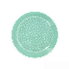 Assiette creuse vert amande en porcelaine 20cm Assiette creuse vert amande en porcelaine 20cm
