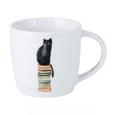 Mug chat livre en porcelaine 40cl Mug chat livre en porcelaine 40cl