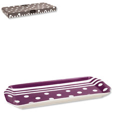 Plat à cake en porcelaine 36x16cm Plat à cake en porcelaine 36x16cm